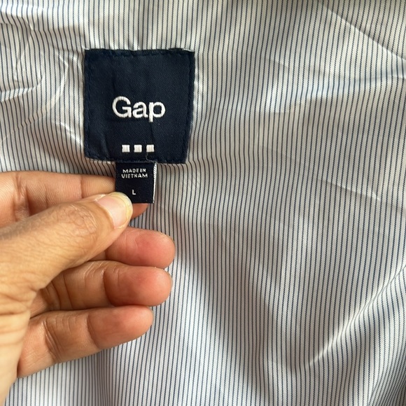 Gap Beige Belted Trench Coat, L - Picture 7 of 10